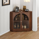 Armoire d'appoint d'angle à 2 portes