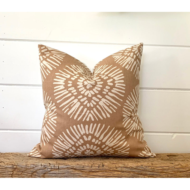 Housse de coussin en coton mélangé, 15 po x 15 po