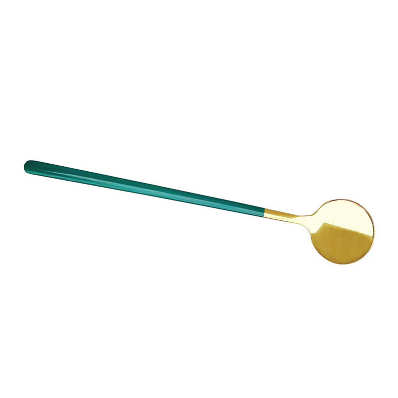 Cuillère pour boissons glacées, Vert
