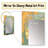 Vintage Bloom blue and yellow Hibiscus - Hibiscus Mirror, Traditional Unique Wall Mirror, Printed Metal Art-1739183680
