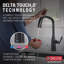 Robinet de cuisine à poignée simple Stryke avec technologie Touch2O et accessoires-62376495