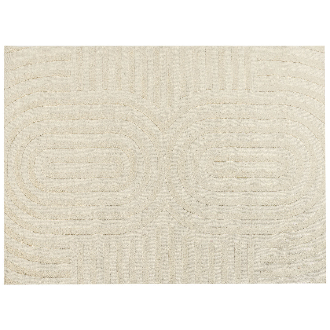 Teppich Brunton aus Wolle in Beige