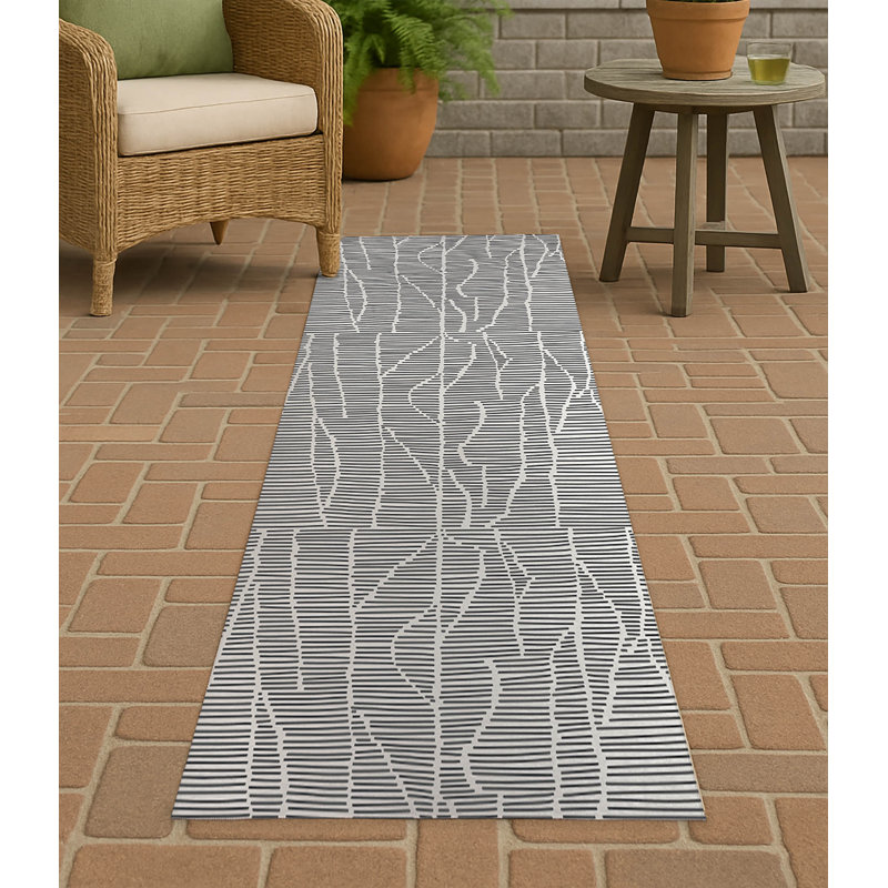 Tapis d'extérieur antidérapant Grer, Tapis de couloir 2 pi 6 po x 8 pi