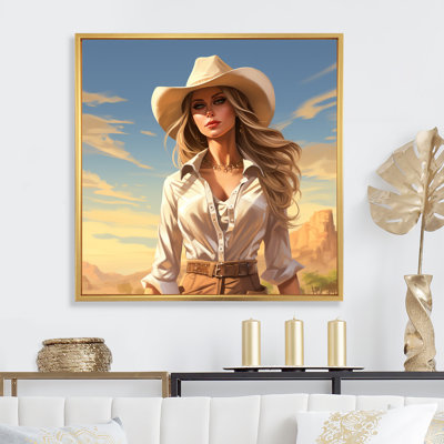 «Cowgirl Wild West Chic Spirit II - Cowgirls», art mural