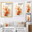 Orange symétrique en spirale IV - art mural géométrique-1456604195-1456604193