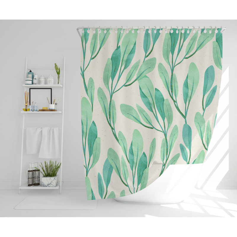 Vose Polyester Shower Curtain, 177cm H x 177cm W