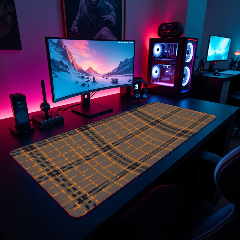 Polyester Desk Pad, 14.4x12.1