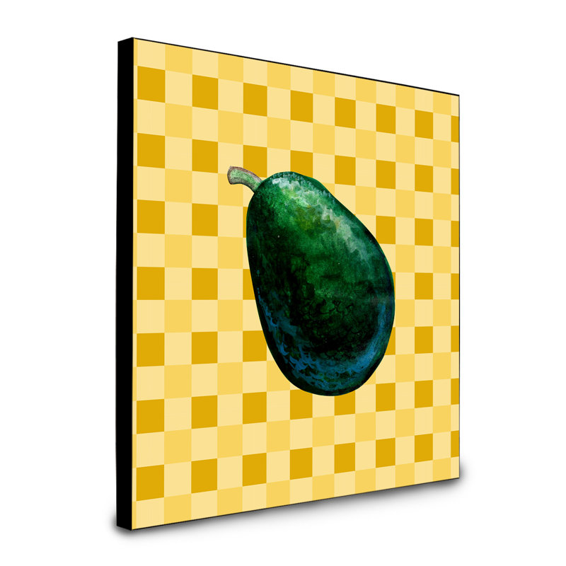 Panneau mural d’art avacado on basketweave Linley