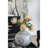 Svirla Vase-Black-And-White Swirl