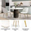 Chaise d'appoint empilable en velours-475028166