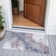 Machine Washable Indoor/Outdoor Xhevrie Blush Rug