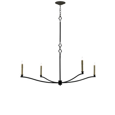 Lustre classique / traditionnel à 4 lumières de style bougie Knole