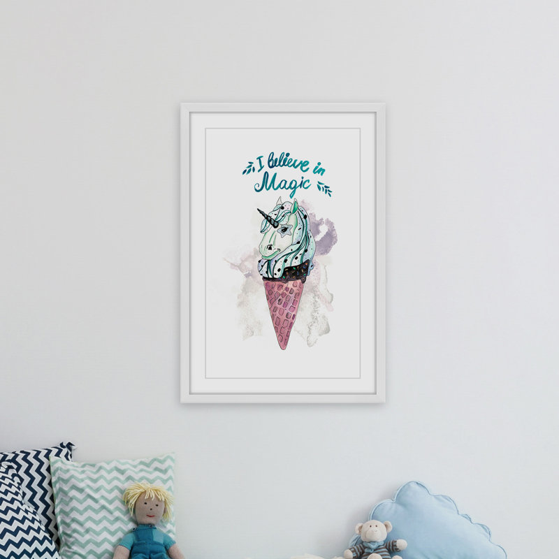 «I Believe in Magic» de Nocona, reproduction encadrée, H 30 po x l 20 po