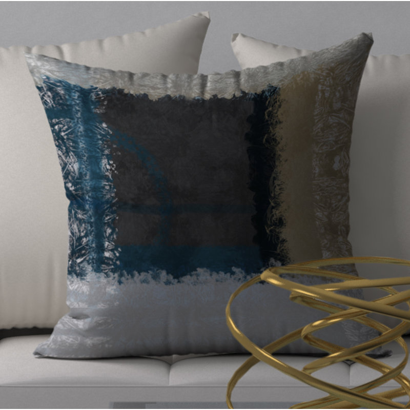 Housse de coussin et insert de coussin carré sans contredit Giggle, 18" x 18"