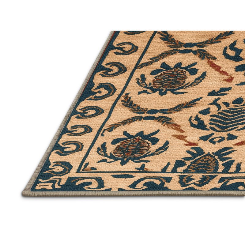  Tapis hawaïen lavable à motifs Honu, Rectangle de 5 pi x 8 pi