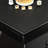 Black Square Solid Wood Poker Table