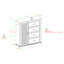 Arisbet 45" 4-Drawer Grooved Storage Wardrobe-658816933