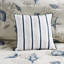 Édredon bleu pour lit très grand - coton 200Tc avec décorations décoratives assorties