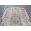 Grand tapis turc beige Oushak rétro pour salle à manger dans des tons neutres avec un motif complexe et une texture moelleuse pour des espaces confortables