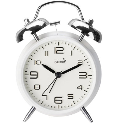 Metal Electric Alarm Tabletop Clock