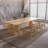 Nordic solid wood minimalist rectangular dining table-2010082515