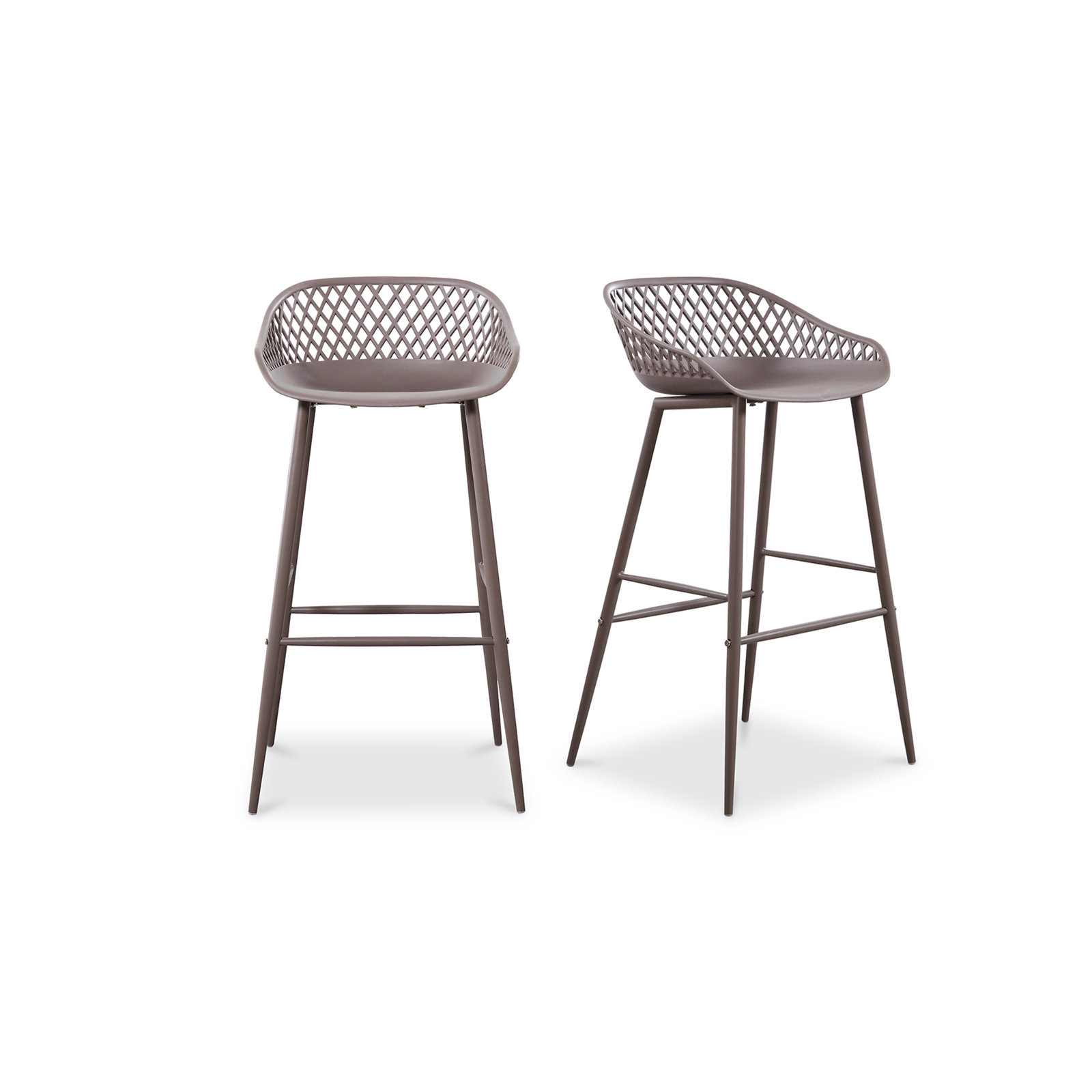 Newark Patio Bar Stool, Taupe, 29"