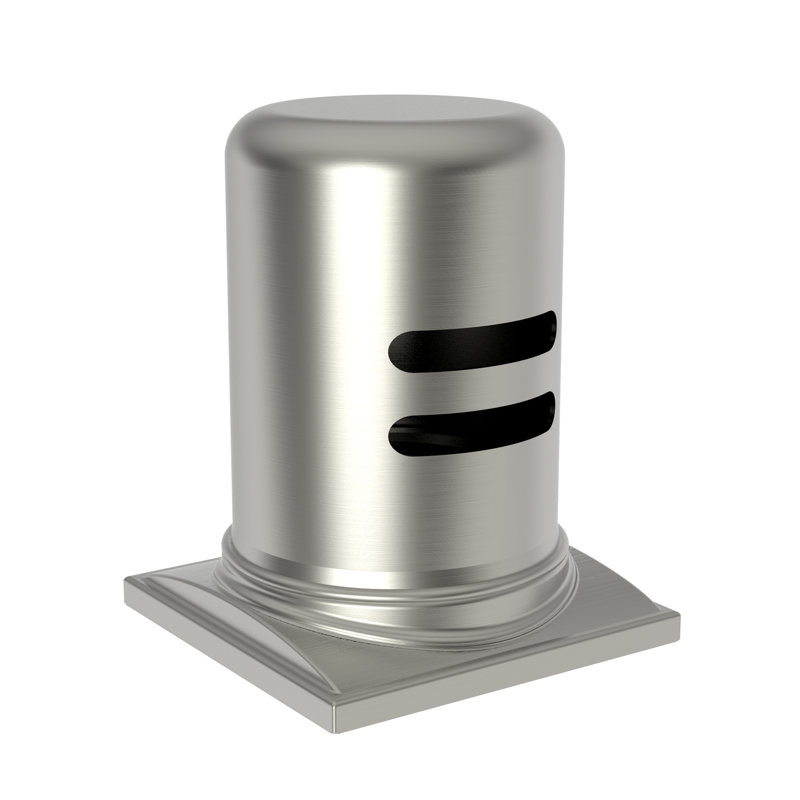 Adams Air Gap Cap and Escutcheon, Satin Nickel (PVD)