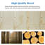 Triangle en bois naturel pliable 2-en-1 Fionafurn-134080487