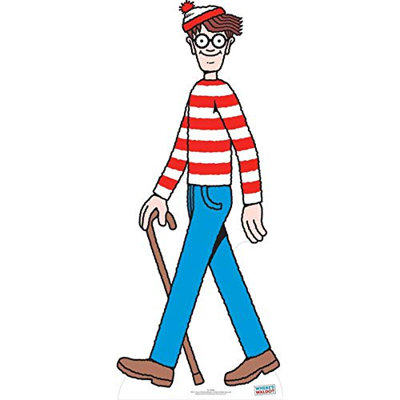 SC758 Where's Waldo? Life-Size Cardboard Cutout Standup