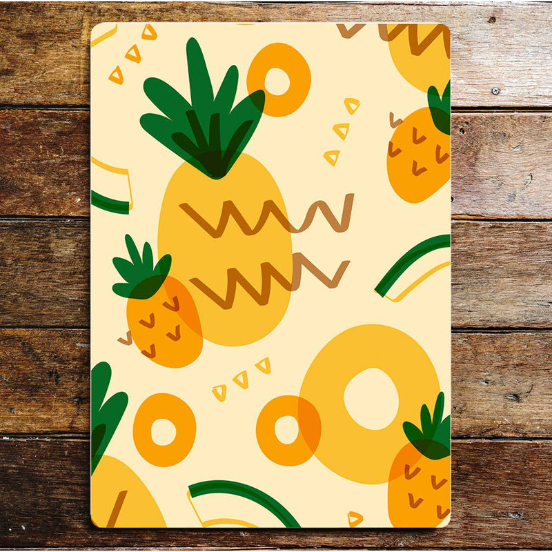 2107 Food & Beverage Wall Decor on Metal, 40cm H x 28cm W