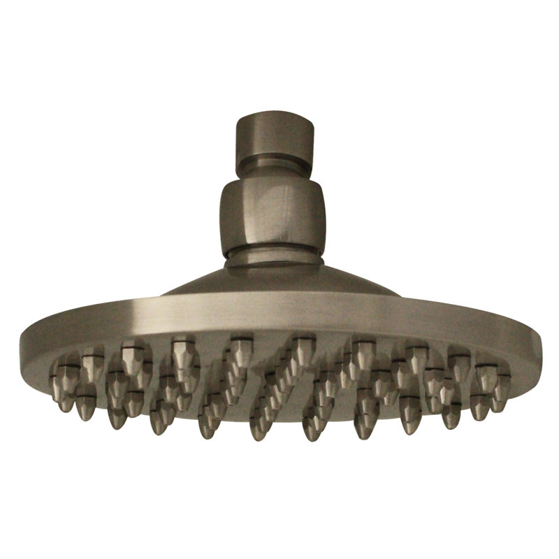 Showerhaus Rain Adjustable Shower Head, Brushed Nickel