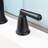 Z Collection Two-Handle Deck-Mount 8.0 gpm Roman Tub Faucet with Pull-Out Hand Shower & Rough-In Valve - Matte Black-69934642