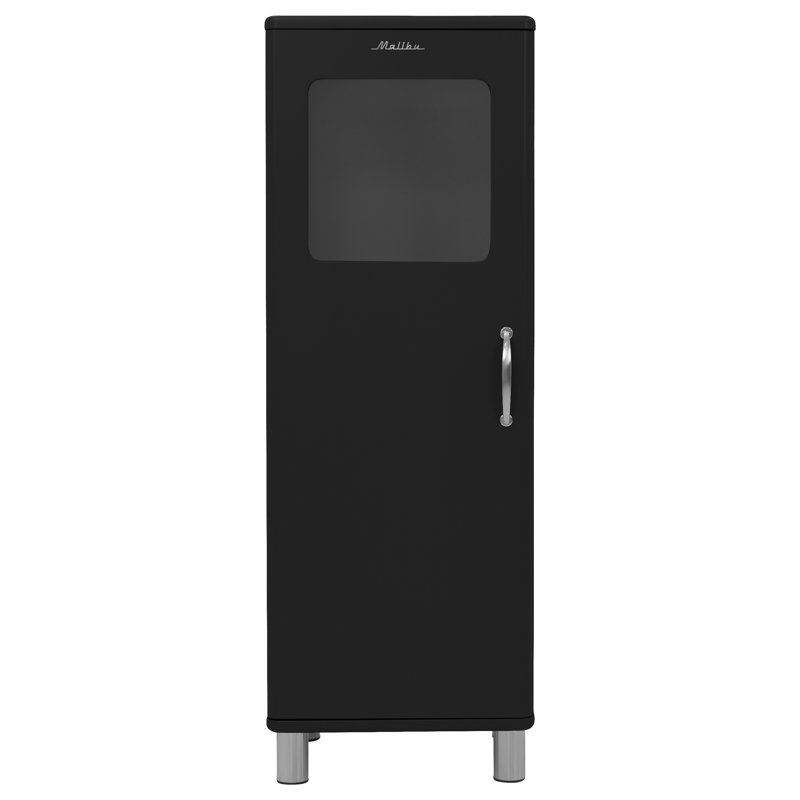 Armoire 1 porte Malibu, Noir
