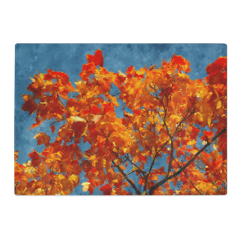 Maple Tree Vol.3 Painting Chopping Board, 0.4cm H x 28.5cm W x 39cm L