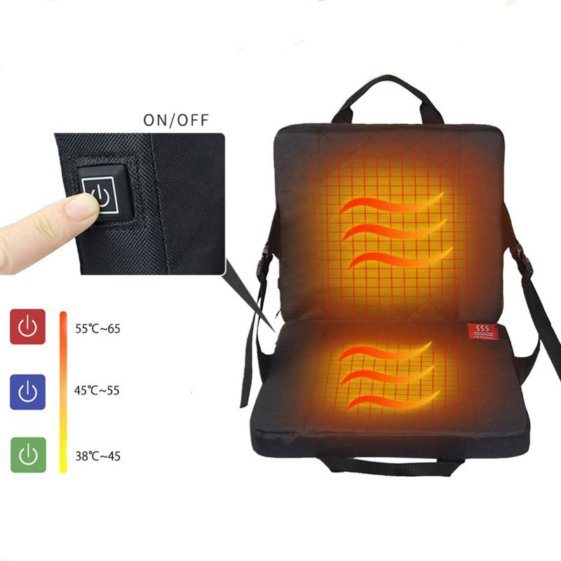 Gradateur portatif pliable noir pour l'extérieur