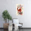 «Whimsical Scorpio Girl Whimsical Abstract Contemporary Flower Portrait», reproduction d'art mural-129970211
