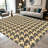 1PC Houndstooth area rugs for Living Room, Soft and Comfortable, Suitable for all seasons, easy-to-maintain, machine washable Indoor floor mat, Under Table Farmhouse suitable for dining room, bedroom, kitchen, entryway, home hallway, patio, home-1941726157