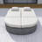 2-Person Daybed With Cushions And Pillows-440650130
