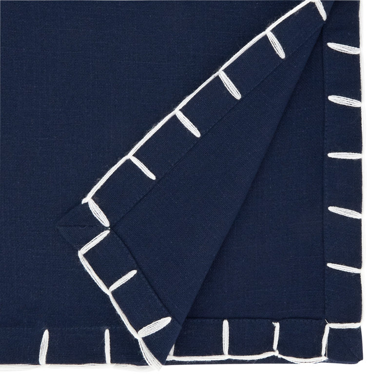 Chemin de table Anetta, Bleu marine