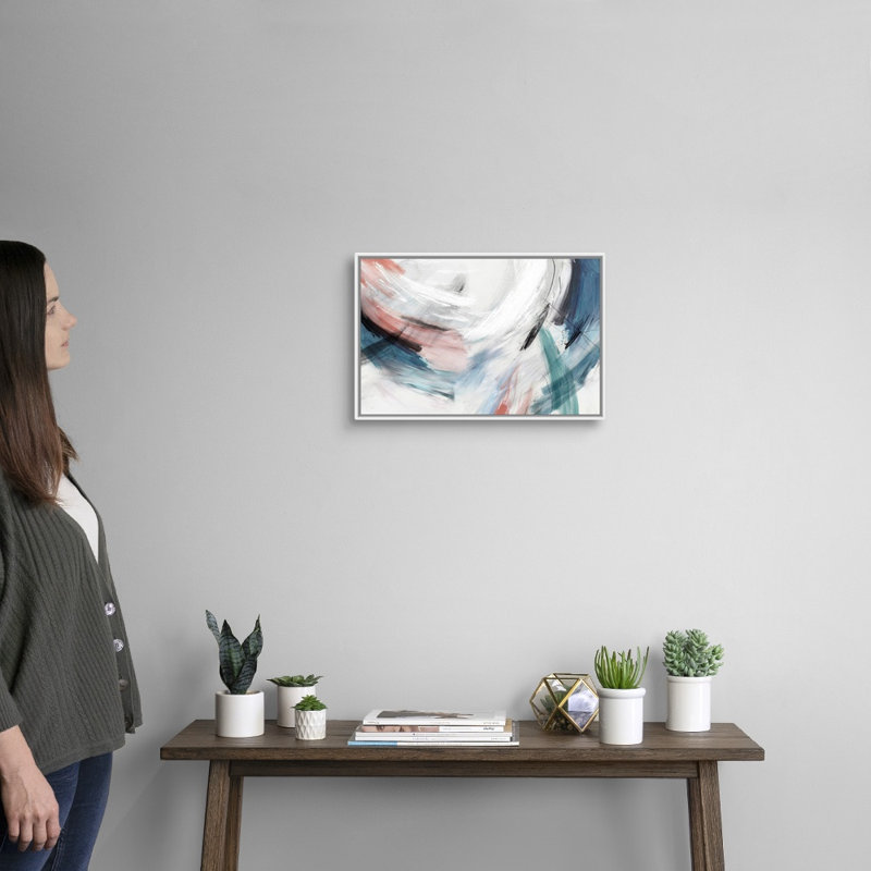 "Nuits blanches I" par PI studio-impression sur toile, Toile blanche encadrée, 14" H x 20" W x 1.75" D
