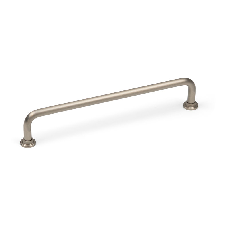 Brushed Nickel Slim Pipe Handles, 160mm