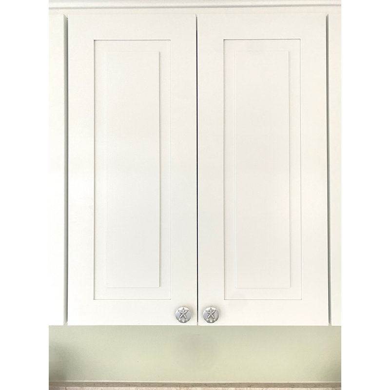 1 1/2" Sand Dollar Small Knob, Brushed Nickel, 1.75" L x 1.75" W, 1