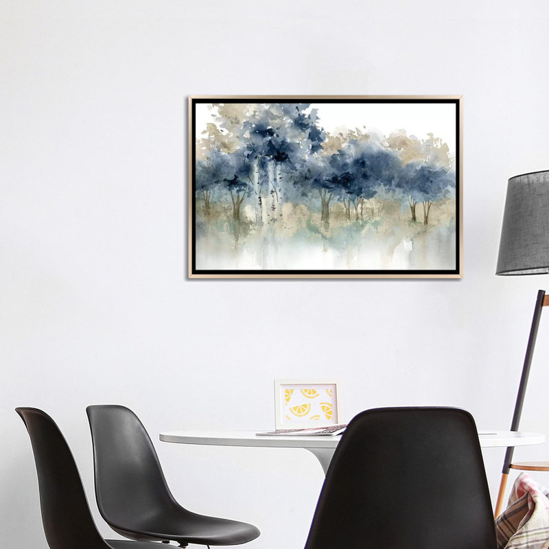 « Water » par Carol Robinson - impression sur toile tendue, H 26 po x l 40 po, Framed Print, Champagne