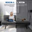 Canapé-lit convertible de Noël avec bras lombaires et accoudoirs réglables | Fauteuil inclinable multi-positions, matelas en mousse à mémoire de forme-1541800977