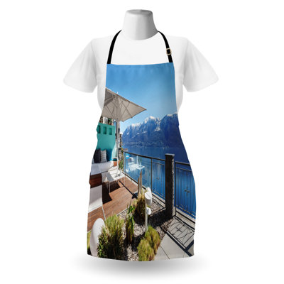 No Pattern Bib Apron