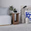 Paizlei Modern Small Minimalist Bedside Table-78389385