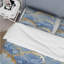 Ensemble de housse de couette Gold Blue Coastal Waves - Coastal-109173596