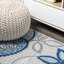 Tapis intérieur / extérieur bleu / gris clair Nidavellir-1273695483