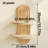 Bohemia Solid Wood Wall Shelf - Wabi-Sabi Wall Organizer & Decor