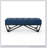 Navy  Ottoman Simple design, comfortable and durable, multi-functional bench